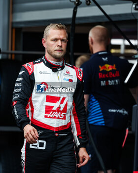 2024-07-27 - MAGNUSSEN Kevin (den), Haas F1 Team VF-24 Ferrari, portrait during the Formula 1 Rolex Belgian Grand Prix 2024, 14th round of the 2024 Formula One World Championship from July 26 to 28, 2024 on the Circuit de Spa-Francorchamps, in Stavelot, Belgium - F1 - BELGIAN GRAND PRIX 2024 - FORMULA 1 - MOTORS