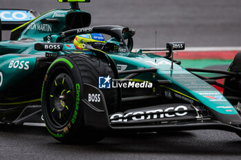 2024-07-27 - 14 ALONSO Fernando (spa), Aston Martin F1 Team AMR24, action during the Formula 1 Rolex Belgian Grand Prix 2024, 14th round of the 2024 Formula One World Championship from July 26 to 28, 2024 on the Circuit de Spa-Francorchamps, in Stavelot, Belgium - F1 - BELGIAN GRAND PRIX 2024 - FORMULA 1 - MOTORS