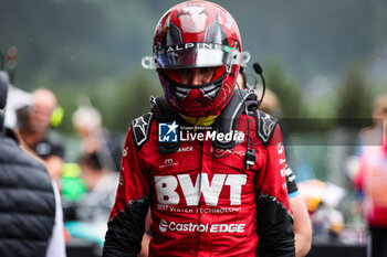 2024-07-27 - OCON Esteban (fra), Alpine F1 Team A524, portrait during the Formula 1 Rolex Belgian Grand Prix 2024, 14th round of the 2024 Formula One World Championship from July 26 to 28, 2024 on the Circuit de Spa-Francorchamps, in Stavelot, Belgium - F1 - BELGIAN GRAND PRIX 2024 - FORMULA 1 - MOTORS