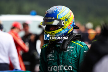 2024-07-27 - ALONSO Fernando (spa), Aston Martin F1 Team AMR24, portrait during the Formula 1 Rolex Belgian Grand Prix 2024, 14th round of the 2024 Formula One World Championship from July 26 to 28, 2024 on the Circuit de Spa-Francorchamps, in Stavelot, Belgium - F1 - BELGIAN GRAND PRIX 2024 - FORMULA 1 - MOTORS