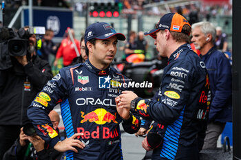 2024-07-27 - PEREZ Sergio (mex), Red Bull Racing RB20, VERSTAPPEN Max (ned), Red Bull Racing RB20, portrait, during the Formula 1 Rolex Belgian Grand Prix 2024, 14th round of the 2024 Formula One World Championship from July 26 to 28, 2024 on the Circuit de Spa-Francorchamps, in Stavelot, Belgium - F1 - BELGIAN GRAND PRIX 2024 - FORMULA 1 - MOTORS