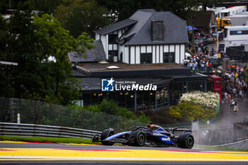 2024-07-27 - 23 ALBON Alexander (tha), Williams Racing FW45, action during the Formula 1 Rolex Belgian Grand Prix 2024, 14th round of the 2024 Formula One World Championship from July 26 to 28, 2024 on the Circuit de Spa-Francorchamps, in Stavelot, Belgium - F1 - BELGIAN GRAND PRIX 2024 - FORMULA 1 - MOTORS