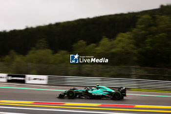 2024-07-27 - 14 ALONSO Fernando (spa), Aston Martin F1 Team AMR24, action during the Formula 1 Rolex Belgian Grand Prix 2024, 14th round of the 2024 Formula One World Championship from July 26 to 28, 2024 on the Circuit de Spa-Francorchamps, in Stavelot, Belgium - F1 - BELGIAN GRAND PRIX 2024 - FORMULA 1 - MOTORS