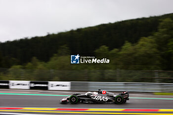 2024-07-27 - 20 MAGNUSSEN Kevin (den), Haas F1 Team VF-24 Ferrari, action during the Formula 1 Rolex Belgian Grand Prix 2024, 14th round of the 2024 Formula One World Championship from July 26 to 28, 2024 on the Circuit de Spa-Francorchamps, in Stavelot, Belgium - F1 - BELGIAN GRAND PRIX 2024 - FORMULA 1 - MOTORS