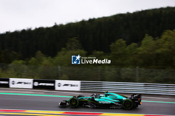 2024-07-27 - 14 ALONSO Fernando (spa), Aston Martin F1 Team AMR24, action during the Formula 1 Rolex Belgian Grand Prix 2024, 14th round of the 2024 Formula One World Championship from July 26 to 28, 2024 on the Circuit de Spa-Francorchamps, in Stavelot, Belgium - F1 - BELGIAN GRAND PRIX 2024 - FORMULA 1 - MOTORS