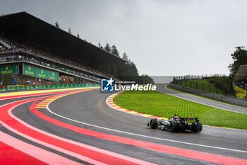 2024-07-27 - 63 RUSSELL George (gbr), Mercedes AMG F1 Team W15, action during the Formula 1 Rolex Belgian Grand Prix 2024, 14th round of the 2024 Formula One World Championship from July 26 to 28, 2024 on the Circuit de Spa-Francorchamps, in Stavelot, Belgium - F1 - BELGIAN GRAND PRIX 2024 - FORMULA 1 - MOTORS