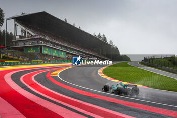 2024-07-27 - 14 ALONSO Fernando (spa), Aston Martin F1 Team AMR24, action during the Formula 1 Rolex Belgian Grand Prix 2024, 14th round of the 2024 Formula One World Championship from July 26 to 28, 2024 on the Circuit de Spa-Francorchamps, in Stavelot, Belgium - F1 - BELGIAN GRAND PRIX 2024 - FORMULA 1 - MOTORS