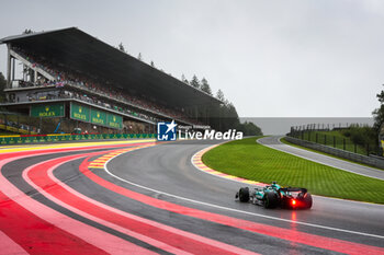 2024-07-27 - 18 STROLL Lance (can), Aston Martin F1 Team AMR24, action during the Formula 1 Rolex Belgian Grand Prix 2024, 14th round of the 2024 Formula One World Championship from July 26 to 28, 2024 on the Circuit de Spa-Francorchamps, in Stavelot, Belgium - F1 - BELGIAN GRAND PRIX 2024 - FORMULA 1 - MOTORS