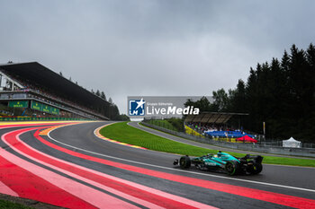 2024-07-27 - 14 ALONSO Fernando (spa), Aston Martin F1 Team AMR24, action during the Formula 1 Rolex Belgian Grand Prix 2024, 14th round of the 2024 Formula One World Championship from July 26 to 28, 2024 on the Circuit de Spa-Francorchamps, in Stavelot, Belgium - F1 - BELGIAN GRAND PRIX 2024 - FORMULA 1 - MOTORS