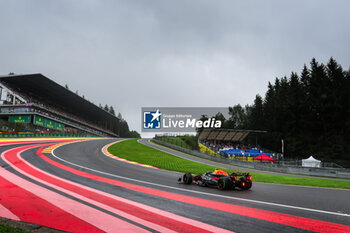 2024-07-27 - 11 PEREZ Sergio (mex), Red Bull Racing RB20, action during the Formula 1 Rolex Belgian Grand Prix 2024, 14th round of the 2024 Formula One World Championship from July 26 to 28, 2024 on the Circuit de Spa-Francorchamps, in Stavelot, Belgium - F1 - BELGIAN GRAND PRIX 2024 - FORMULA 1 - MOTORS