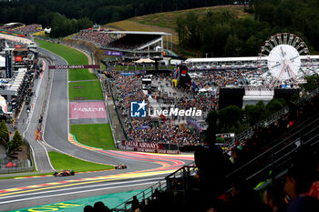 2024-07-27 - 55 SAINZ Carlos (spa), Scuderia Ferrari SF-24, 16 LECLERC Charles (mco), Scuderia Ferrari SF-24, action, during the Formula 1 Rolex Belgian Grand Prix 2024, 14th round of the 2024 Formula One World Championship from July 26 to 28, 2024 on the Circuit de Spa-Francorchamps, in Stavelot, Belgium - F1 - BELGIAN GRAND PRIX 2024 - FORMULA 1 - MOTORS