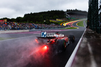 2024-07-27 - 16 LECLERC Charles (mco), Scuderia Ferrari SF-24, action during the Formula 1 Rolex Belgian Grand Prix 2024, 14th round of the 2024 Formula One World Championship from July 26 to 28, 2024 on the Circuit de Spa-Francorchamps, in Stavelot, Belgium - F1 - BELGIAN GRAND PRIX 2024 - FORMULA 1 - MOTORS