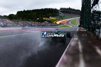 2024-07-27 - 18 STROLL Lance (can), Aston Martin F1 Team AMR24, action during the Formula 1 Rolex Belgian Grand Prix 2024, 14th round of the 2024 Formula One World Championship from July 26 to 28, 2024 on the Circuit de Spa-Francorchamps, in Stavelot, Belgium - F1 - BELGIAN GRAND PRIX 2024 - FORMULA 1 - MOTORS