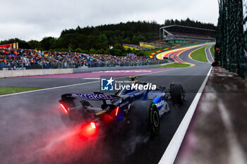 2024-07-27 - 02 SARGEANT Logan (usa), Williams Racing FW46, action during the Formula 1 Rolex Belgian Grand Prix 2024, 14th round of the 2024 Formula One World Championship from July 26 to 28, 2024 on the Circuit de Spa-Francorchamps, in Stavelot, Belgium - F1 - BELGIAN GRAND PRIX 2024 - FORMULA 1 - MOTORS