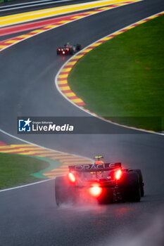 2024-07-27 - 11 PEREZ Sergio (mex), Red Bull Racing RB20, action during the Formula 1 Rolex Belgian Grand Prix 2024, 14th round of the 2024 Formula One World Championship from July 26 to 28, 2024 on the Circuit de Spa-Francorchamps, in Stavelot, Belgium - F1 - BELGIAN GRAND PRIX 2024 - FORMULA 1 - MOTORS