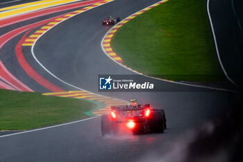 2024-07-27 - 11 PEREZ Sergio (mex), Red Bull Racing RB20, action during the Formula 1 Rolex Belgian Grand Prix 2024, 14th round of the 2024 Formula One World Championship from July 26 to 28, 2024 on the Circuit de Spa-Francorchamps, in Stavelot, Belgium - F1 - BELGIAN GRAND PRIX 2024 - FORMULA 1 - MOTORS