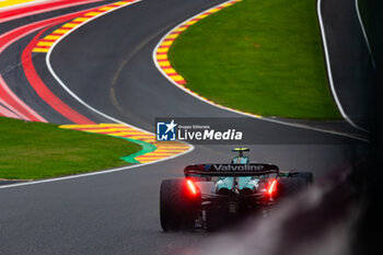 2024-07-27 - 14 ALONSO Fernando (spa), Aston Martin F1 Team AMR24, action during the Formula 1 Rolex Belgian Grand Prix 2024, 14th round of the 2024 Formula One World Championship from July 26 to 28, 2024 on the Circuit de Spa-Francorchamps, in Stavelot, Belgium - F1 - BELGIAN GRAND PRIX 2024 - FORMULA 1 - MOTORS