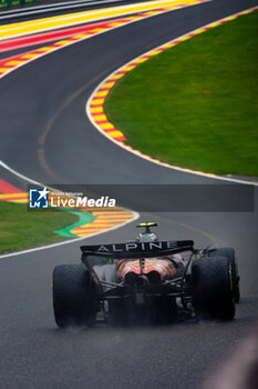 2024-07-27 - 10 GASLY Pierre (fra), Alpine F1 Team A524, action during the Formula 1 Rolex Belgian Grand Prix 2024, 14th round of the 2024 Formula One World Championship from July 26 to 28, 2024 on the Circuit de Spa-Francorchamps, in Stavelot, Belgium - F1 - BELGIAN GRAND PRIX 2024 - FORMULA 1 - MOTORS