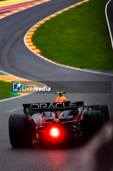 2024-07-27 - 11 PEREZ Sergio (mex), Red Bull Racing RB20, action during the Formula 1 Rolex Belgian Grand Prix 2024, 14th round of the 2024 Formula One World Championship from July 26 to 28, 2024 on the Circuit de Spa-Francorchamps, in Stavelot, Belgium - F1 - BELGIAN GRAND PRIX 2024 - FORMULA 1 - MOTORS