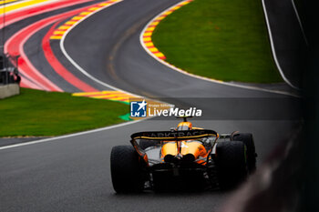 2024-07-27 - 04 NORRIS Lando (gbr), McLaren F1 Team MCL38, action during the Formula 1 Rolex Belgian Grand Prix 2024, 14th round of the 2024 Formula One World Championship from July 26 to 28, 2024 on the Circuit de Spa-Francorchamps, in Stavelot, Belgium - F1 - BELGIAN GRAND PRIX 2024 - FORMULA 1 - MOTORS