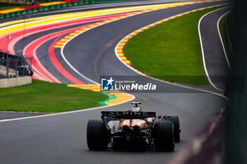 2024-07-27 - 10 GASLY Pierre (fra), Alpine F1 Team A524, action during the Formula 1 Rolex Belgian Grand Prix 2024, 14th round of the 2024 Formula One World Championship from July 26 to 28, 2024 on the Circuit de Spa-Francorchamps, in Stavelot, Belgium - F1 - BELGIAN GRAND PRIX 2024 - FORMULA 1 - MOTORS