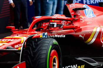 2024-07-27 - LECLERC Charles (mco), Scuderia Ferrari SF-24, portrait during the Formula 1 Rolex Belgian Grand Prix 2024, 14th round of the 2024 Formula One World Championship from July 26 to 28, 2024 on the Circuit de Spa-Francorchamps, in Stavelot, Belgium - F1 - BELGIAN GRAND PRIX 2024 - FORMULA 1 - MOTORS