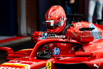 2024-07-27 - LECLERC Charles (mco), Scuderia Ferrari SF-24, portrait during the Formula 1 Rolex Belgian Grand Prix 2024, 14th round of the 2024 Formula One World Championship from July 26 to 28, 2024 on the Circuit de Spa-Francorchamps, in Stavelot, Belgium - F1 - BELGIAN GRAND PRIX 2024 - FORMULA 1 - MOTORS