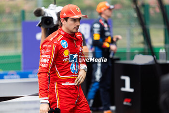 2024-07-27 - LECLERC Charles (mco), Scuderia Ferrari SF-24, portrait during the Formula 1 Rolex Belgian Grand Prix 2024, 14th round of the 2024 Formula One World Championship from July 26 to 28, 2024 on the Circuit de Spa-Francorchamps, in Stavelot, Belgium - F1 - BELGIAN GRAND PRIX 2024 - FORMULA 1 - MOTORS