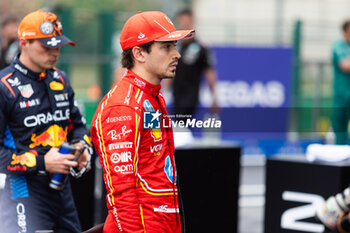 2024-07-27 - LECLERC Charles (mco), Scuderia Ferrari SF-24, portrait during the Formula 1 Rolex Belgian Grand Prix 2024, 14th round of the 2024 Formula One World Championship from July 26 to 28, 2024 on the Circuit de Spa-Francorchamps, in Stavelot, Belgium - F1 - BELGIAN GRAND PRIX 2024 - FORMULA 1 - MOTORS