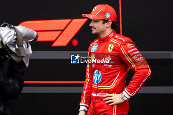 2024-07-27 - LECLERC Charles (mco), Scuderia Ferrari SF-24, portrait during the Formula 1 Rolex Belgian Grand Prix 2024, 14th round of the 2024 Formula One World Championship from July 26 to 28, 2024 on the Circuit de Spa-Francorchamps, in Stavelot, Belgium - F1 - BELGIAN GRAND PRIX 2024 - FORMULA 1 - MOTORS