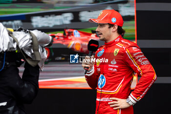 2024-07-27 - LECLERC Charles (mco), Scuderia Ferrari SF-24, portrait during the Formula 1 Rolex Belgian Grand Prix 2024, 14th round of the 2024 Formula One World Championship from July 26 to 28, 2024 on the Circuit de Spa-Francorchamps, in Stavelot, Belgium - F1 - BELGIAN GRAND PRIX 2024 - FORMULA 1 - MOTORS