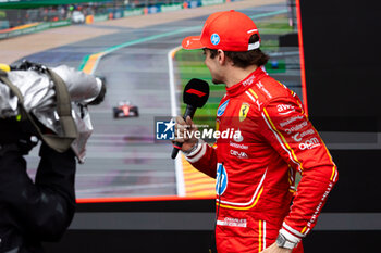 2024-07-27 - LECLERC Charles (mco), Scuderia Ferrari SF-24, portrait during the Formula 1 Rolex Belgian Grand Prix 2024, 14th round of the 2024 Formula One World Championship from July 26 to 28, 2024 on the Circuit de Spa-Francorchamps, in Stavelot, Belgium - F1 - BELGIAN GRAND PRIX 2024 - FORMULA 1 - MOTORS