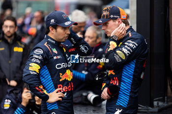 2024-07-27 - VERSTAPPEN Max (ned), Red Bull Racing RB20, portrait PEREZ Sergio (mex), Red Bull Racing RB20, portrait during the Formula 1 Rolex Belgian Grand Prix 2024, 14th round of the 2024 Formula One World Championship from July 26 to 28, 2024 on the Circuit de Spa-Francorchamps, in Stavelot, Belgium - F1 - BELGIAN GRAND PRIX 2024 - FORMULA 1 - MOTORS