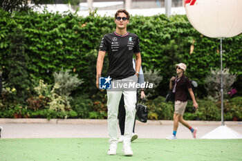 2024-09-19 - RUSSELL George (gbr), Mercedes AMG F1 Team W15, portrait during the Formula 1 Singapore Grand Prix 2024, 18th round of the 2024 Formula One World Championship from September 20 to 22, 2024 on the Marina Bay Circuit, in Singapore, Singapore - F1 - SINGAPORE GRAND PRIX 2024 - FORMULA 1 - MOTORS