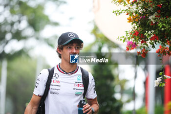 2024-09-19 - KIMI ANTONELLI Andrea (ita), Junior Driver of Mercedes AMG F1 Team, portrait during the Formula 1 Singapore Grand Prix 2024, 18th round of the 2024 Formula One World Championship from September 20 to 22, 2024 on the Marina Bay Circuit, in Singapore, Singapore - F1 - SINGAPORE GRAND PRIX 2024 - FORMULA 1 - MOTORS