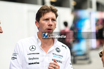 2024-09-19 - VOWLES James, Team Principal of Williams Racing, portrait during the Formula 1 Singapore Grand Prix 2024, 18th round of the 2024 Formula One World Championship from September 20 to 22, 2024 on the Marina Bay Circuit, in Singapore, Singapore - F1 - SINGAPORE GRAND PRIX 2024 - FORMULA 1 - MOTORS