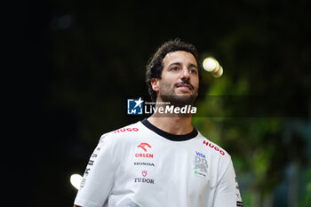 2024-09-19 - RICCIARDO Daniel (aus), Visa Cash App RB F1 Team VCARB 01, portrait during the Formula 1 Singapore Grand Prix 2024, 18th round of the 2024 Formula One World Championship from September 20 to 22, 2024 on the Marina Bay Circuit, in Singapore, Singapore - F1 - SINGAPORE GRAND PRIX 2024 - FORMULA 1 - MOTORS