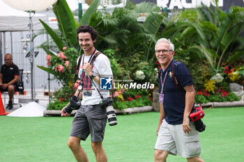 2024-09-19 - Antonin Vincent & Philippe Nanchino during the Formula 1 Singapore Grand Prix 2024, 18th round of the 2024 Formula One World Championship from September 20 to 22, 2024 on the Marina Bay Circuit, in Singapore, Singapore - F1 - SINGAPORE GRAND PRIX 2024 - FORMULA 1 - MOTORS