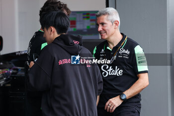 2024-09-19 - PUJOLAR Xevi (spa), Head of Trackside Engineering F1 of Stake F1 Team Kick Sauber, portrait during the Formula 1 Singapore Grand Prix 2024, 18th round of the 2024 Formula One World Championship from September 20 to 22, 2024 on the Marina Bay Circuit, in Singapore, Singapore - F1 - SINGAPORE GRAND PRIX 2024 - FORMULA 1 - MOTORS