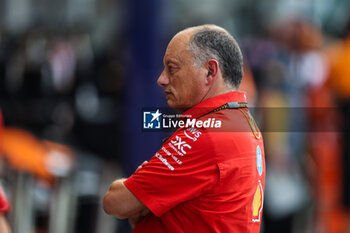 2024-09-20 - VASSEUR Frédéric (fra), Team Principal & General Manager of the Scuderia Ferrari, portrait during the Formula 1 Singapore Grand Prix 2024, 18th round of the 2024 Formula One World Championship from September 20 to 22, 2024 on the Marina Bay Circuit, in Singapore, Singapore - F1 - SINGAPORE GRAND PRIX 2024 - FORMULA 1 - MOTORS