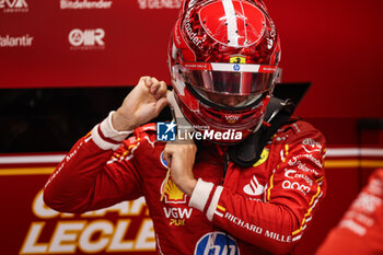 2024-09-20 - LECLERC Charles (mco), Scuderia Ferrari SF-24, portrait during the Formula 1 Singapore Grand Prix 2024, 18th round of the 2024 Formula One World Championship from September 20 to 22, 2024 on the Marina Bay Circuit, in Singapore, Singapore - F1 - SINGAPORE GRAND PRIX 2024 - FORMULA 1 - MOTORS