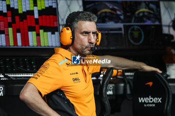 2024-09-20 - STELLA Andrea (ita), Team Principal of McLaren F1 Team, portrait during the Formula 1 Singapore Grand Prix 2024, 18th round of the 2024 Formula One World Championship from September 20 to 22, 2024 on the Marina Bay Circuit, in Singapore, Singapore - F1 - SINGAPORE GRAND PRIX 2024 - FORMULA 1 - MOTORS