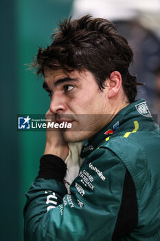 2024-09-20 - STROLL Lance (can), Aston Martin F1 Team AMR24, portrait during the Formula 1 Singapore Grand Prix 2024, 18th round of the 2024 Formula One World Championship from September 20 to 22, 2024 on the Marina Bay Circuit, in Singapore, Singapore - F1 - SINGAPORE GRAND PRIX 2024 - FORMULA 1 - MOTORS