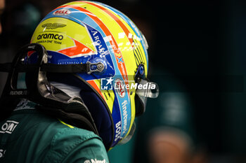 2024-09-20 - ALONSO Fernando (spa), Aston Martin F1 Team AMR24, portrait during the Formula 1 Singapore Grand Prix 2024, 18th round of the 2024 Formula One World Championship from September 20 to 22, 2024 on the Marina Bay Circuit, in Singapore, Singapore - F1 - SINGAPORE GRAND PRIX 2024 - FORMULA 1 - MOTORS