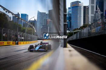 2024-09-20 - 31 OCON Esteban (fra), Alpine F1 Team A524, action during the Formula 1 Singapore Grand Prix 2024, 18th round of the 2024 Formula One World Championship from September 20 to 22, 2024 on the Marina Bay Circuit, in Singapore, Singapore - F1 - SINGAPORE GRAND PRIX 2024 - FORMULA 1 - MOTORS