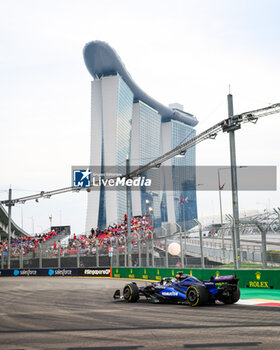 2024-09-20 - 43 COLAPINTO Franco (arg), Williams Racing FW46, action during the Formula 1 Singapore Grand Prix 2024, 18th round of the 2024 Formula One World Championship from September 20 to 22, 2024 on the Marina Bay Circuit, in Singapore, Singapore - F1 - SINGAPORE GRAND PRIX 2024 - FORMULA 1 - MOTORS