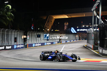 2024-09-20 - 43 COLAPINTO Franco (arg), Williams Racing FW46, action during the Formula 1 Singapore Grand Prix 2024, 18th round of the 2024 Formula One World Championship from September 20 to 22, 2024 on the Marina Bay Circuit, in Singapore, Singapore - F1 - SINGAPORE GRAND PRIX 2024 - FORMULA 1 - MOTORS