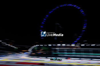 2024-09-20 - 14 ALONSO Fernando (spa), Aston Martin F1 Team AMR24, action during the Formula 1 Singapore Grand Prix 2024, 18th round of the 2024 Formula One World Championship from September 20 to 22, 2024 on the Marina Bay Circuit, in Singapore, Singapore - F1 - SINGAPORE GRAND PRIX 2024 - FORMULA 1 - MOTORS