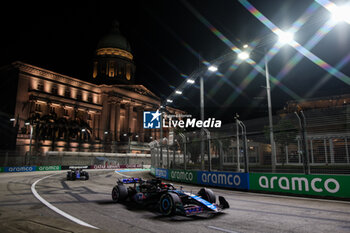 2024-09-20 - 31 OCON Esteban (fra), Alpine F1 Team A524, action during the Formula 1 Singapore Grand Prix 2024, 18th round of the 2024 Formula One World Championship from September 20 to 22, 2024 on the Marina Bay Circuit, in Singapore, Singapore - F1 - SINGAPORE GRAND PRIX 2024 - FORMULA 1 - MOTORS