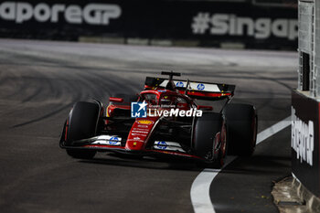 2024-09-20 - 16 LECLERC Charles (mco), Scuderia Ferrari SF-24, action during the Formula 1 Singapore Grand Prix 2024, 18th round of the 2024 Formula One World Championship from September 20 to 22, 2024 on the Marina Bay Circuit, in Singapore, Singapore - F1 - SINGAPORE GRAND PRIX 2024 - FORMULA 1 - MOTORS